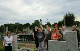Spacer 4 sierpnia "Na szlaku walk powstańczych" Waśni&oacute;w-Nowa Słupia-Św. Krzyż-Mirogonowice-Momina 6