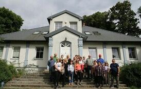 Spacer 4 sierpnia "Na szlaku walk powstańczych" Waśni&oacute;w-Nowa Słupia-Św. Krzyż-Mirogonowice-Momina 17