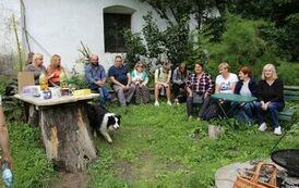 Spacer 4 sierpnia "Na szlaku walk powstańczych" Waśni&oacute;w-Nowa Słupia-Św. Krzyż-Mirogonowice-Momina 49