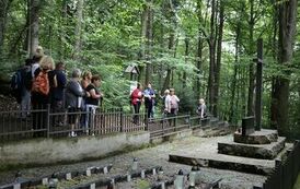 Spacer 4 sierpnia "Na szlaku walk powstańczych" Waśni&oacute;w-Nowa Słupia-Św. Krzyż-Mirogonowice-Momina 65