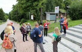 Spacer 4 sierpnia "Na szlaku walk powstańczych" Waśni&oacute;w-Nowa Słupia-Św. Krzyż-Mirogonowice-Momina 75