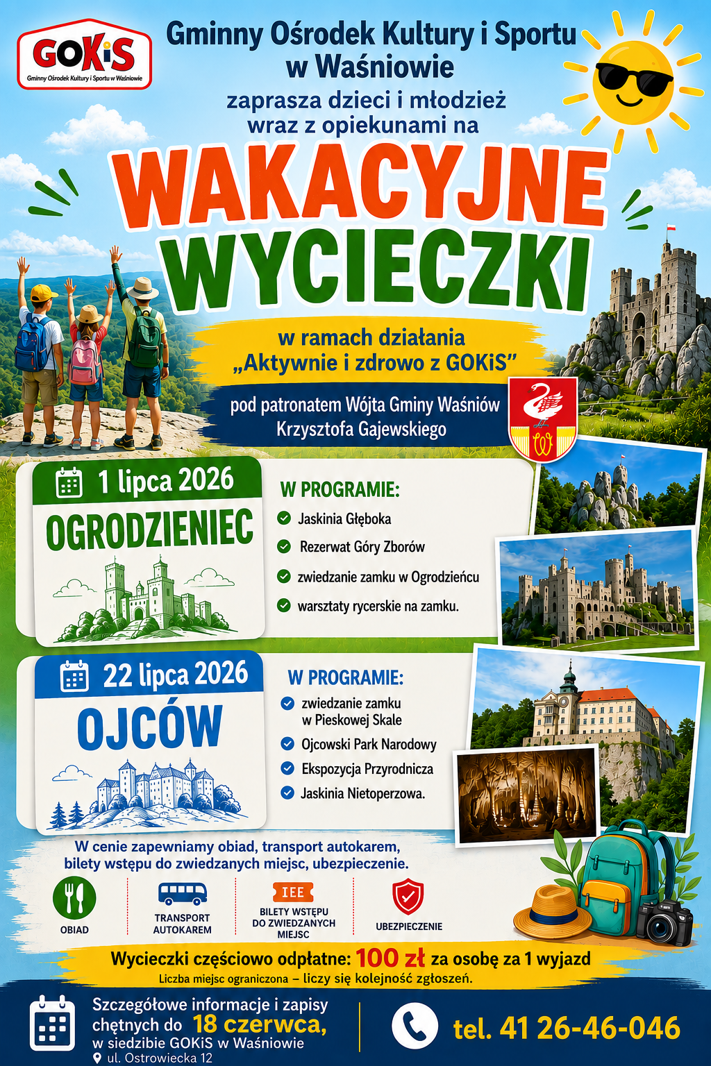wakacyjne wycieczki