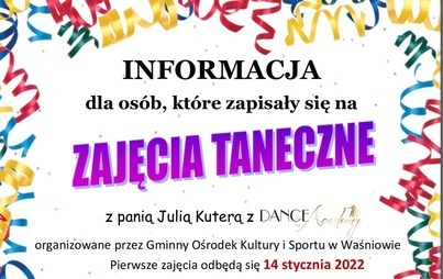 Zdjęcie do Informacja