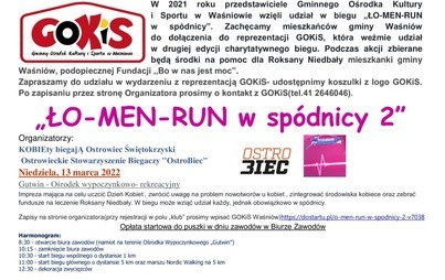 Zdjęcie do Ło-Men-Run w sp&oacute;dnicy 2